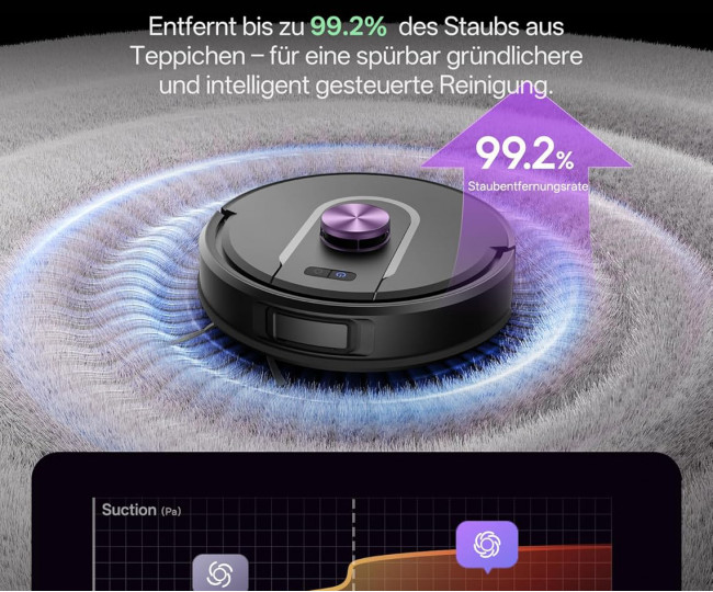 Робот-пилосос Vexilar W15 із функцією швабри + мультициклонна станція